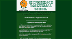 Desktop Screenshot of diepenbrockbasketballschool.com