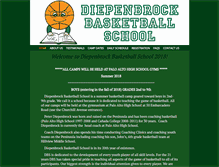 Tablet Screenshot of diepenbrockbasketballschool.com